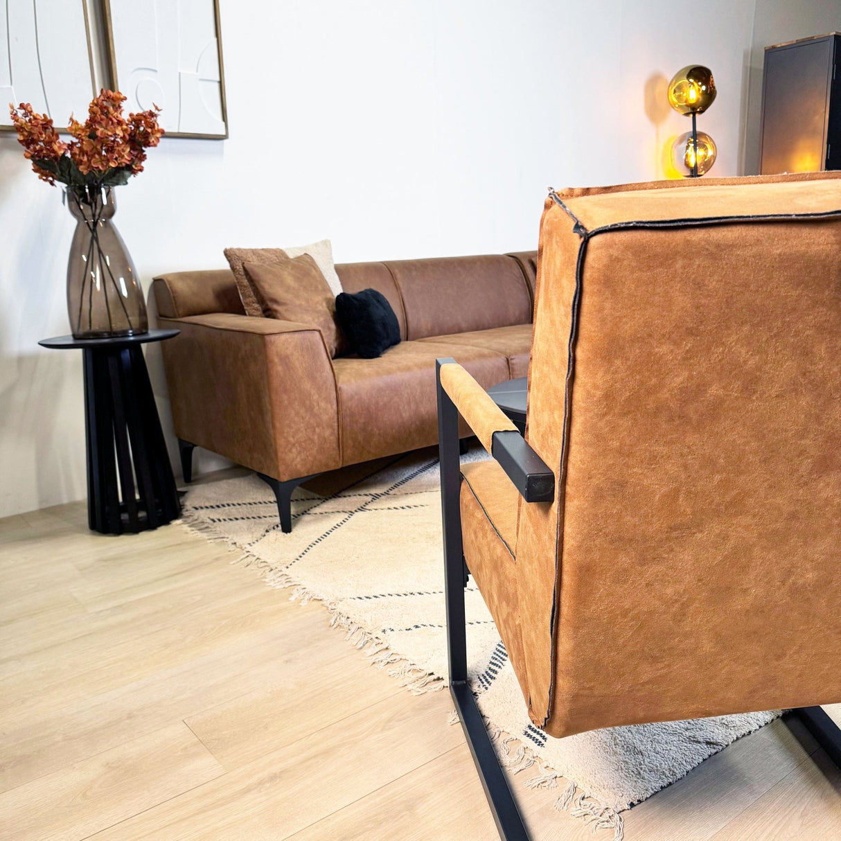 Tiger Fauteuil Industriel Marron