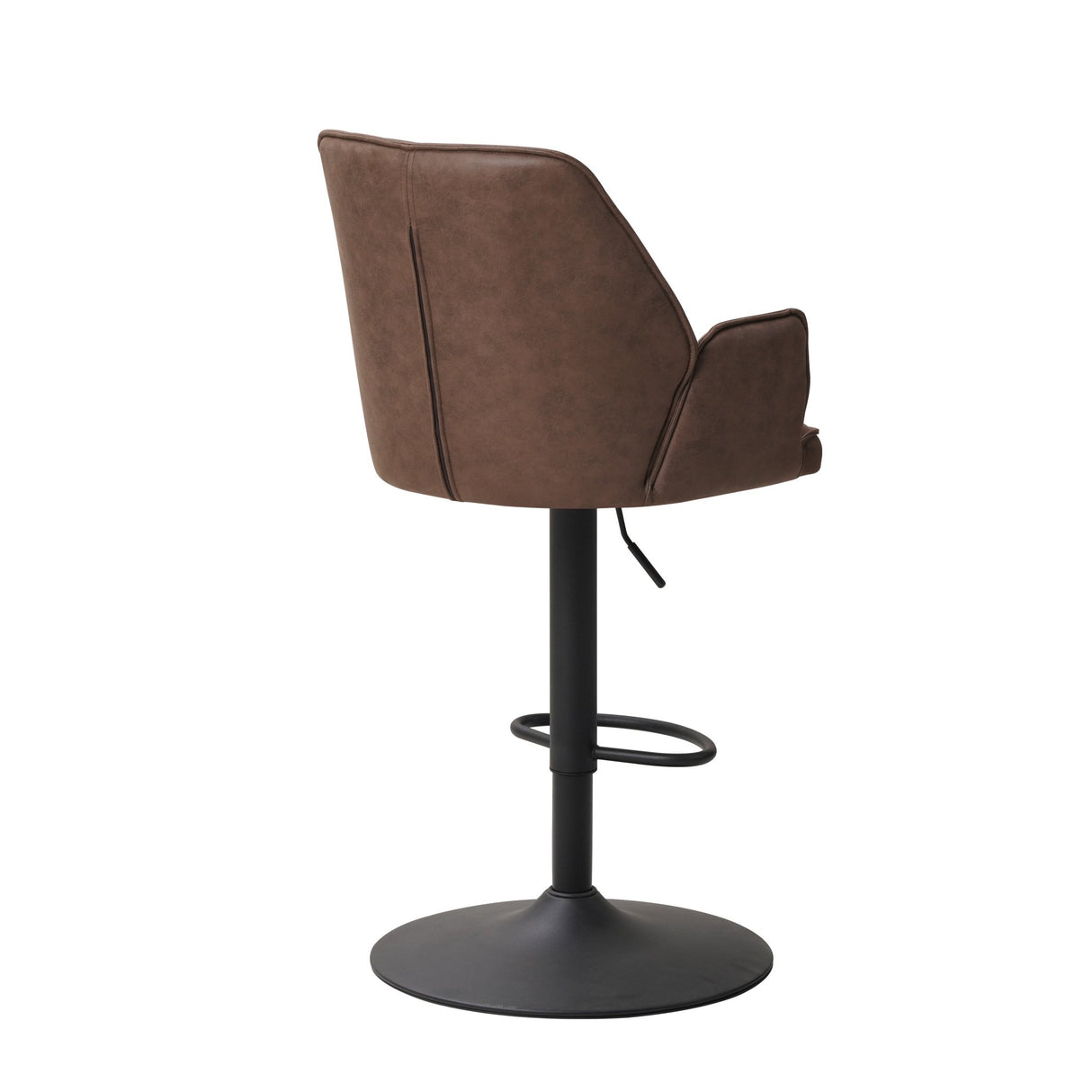 Novan Tabouret De Bar Industriel Brun