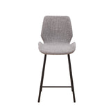 Beau Tabouret De Bar Industriel Chenille Gris