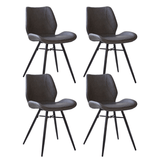Beau Chaise Salle A Manger Industrielle Gris