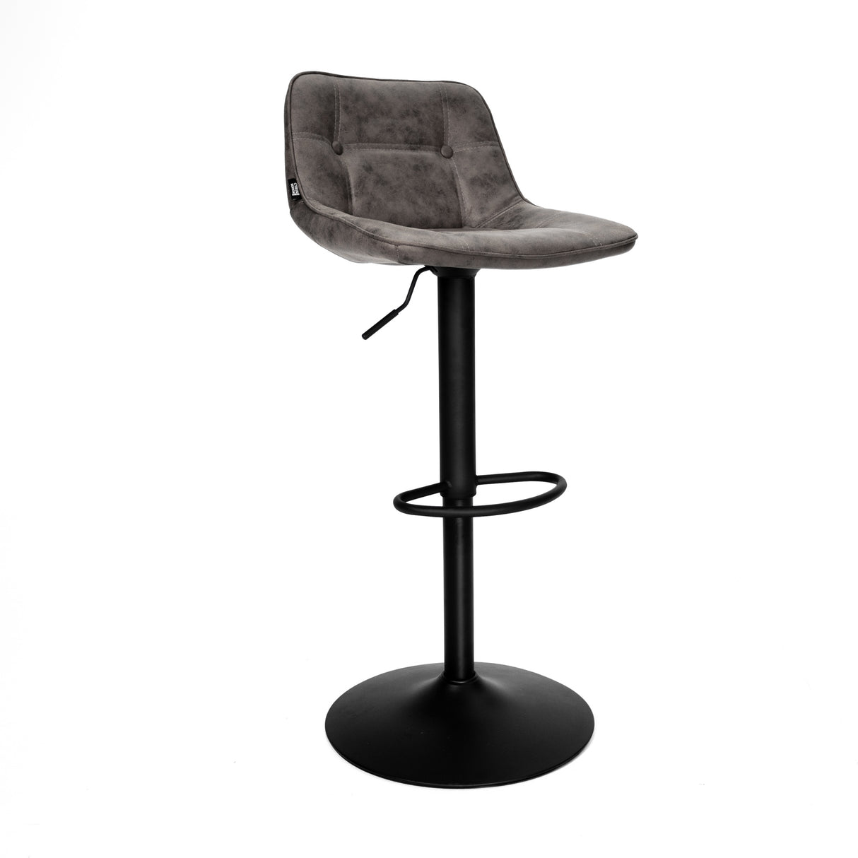 Tabouret de bar Reece eco cuir cognac