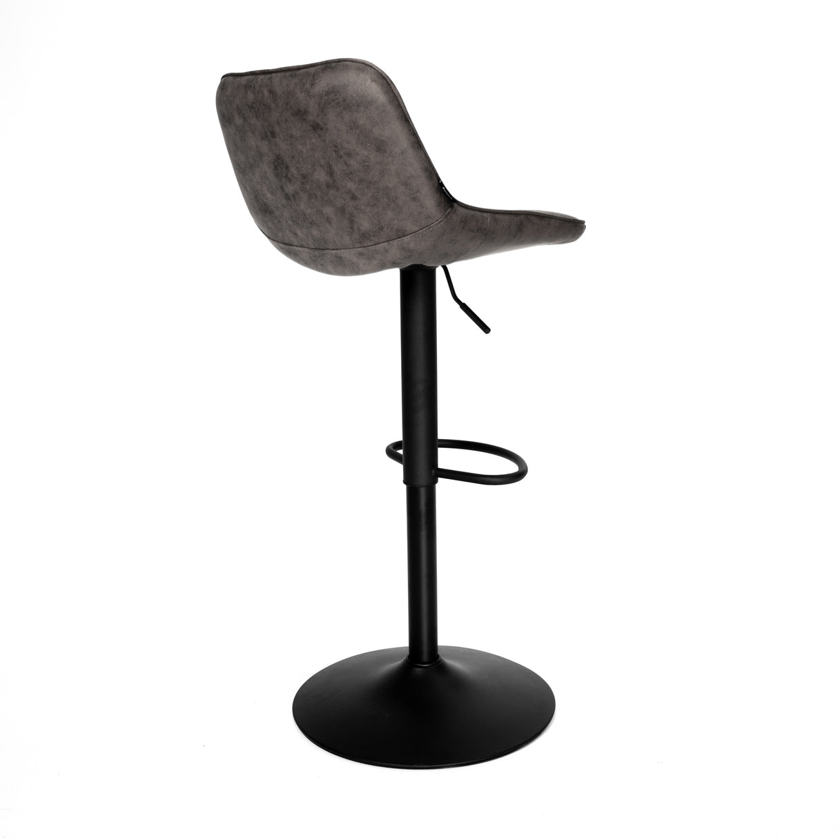 Tabouret de bar Reece eco cuir cognac