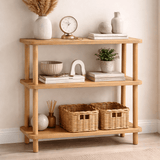 Wandkasten - Wandkast Step Atlantisch Dennenhout Melamine 80x75x28 cm - Dimehouse