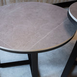 Salontafel Tanner Grey Dimehouse Grijs LxBxH 80x80x18 Sintered stone Sfeerfoto detail