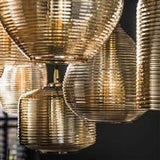 Lampe suspendue Faye DH Intérieur Verre couleur ambre Verre couleur ambre Détail photo d'ambiance
