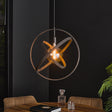Lampe suspendue Diana DH Intérieur Noir LxlxH 67x67x17 Métal Photo d'ambiance en situation