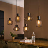 Lampe suspendue Luise DH Intérieur Charbon LxlxH 143x28x24 Métal Photo d'ambiance en situation