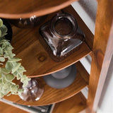 Etagère d'angle Jess DH Intérieur Acacia LxlxH 135x50x12 Bois d'acacia Détail photo d'ambiance