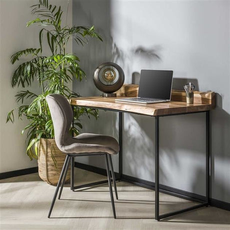 Bureau Aberdeen DH Intérieur Acacia LxlxH 115x75x18 Bois d'acacia Photo d'ambiance vue de face diagonale