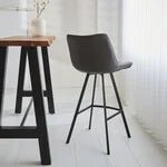 Juno Tabouret De Bar Industriel Gris