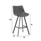 Juno Tabouret De Bar Industriel Gris