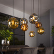 Lampe suspendue Ada DH Intérieur Argent LxlxH 135x73x37 Argent Photo d'ambiance vue de face diagonale