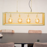 Hanglamp Duncan Dimehouse Goud LxBxH 105x41x36 Metaal Sfeerfoto vooraanzicht