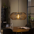 Lampe suspendue Jill DH Intérieur Noir LxlxH 75x75x40 Nickel Photo d'ambiance vue de face diagonale