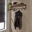 Porte-manteau Daya DH Intérieur Saja LxlxH 105x30x30 Bois Saja Photo d'ambiance vue de face diagonale