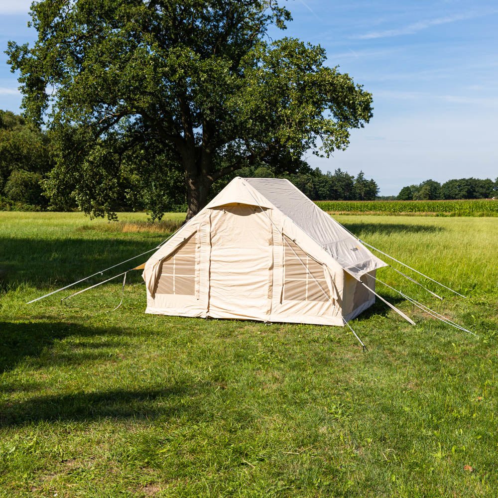 tente gonflable 4 saisons Tente 4-Personnes Gonflable Beige 300x200