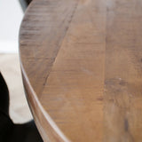Table à manger Lennon Dimehouse Marron LxlxH 203x110x10 Bois de manguier Détail de la photo d'ambiance