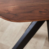 Salontafel Paris Dimehouse Bruin LxBxH 65x55x8 Acaciahout Sfeerfoto detail