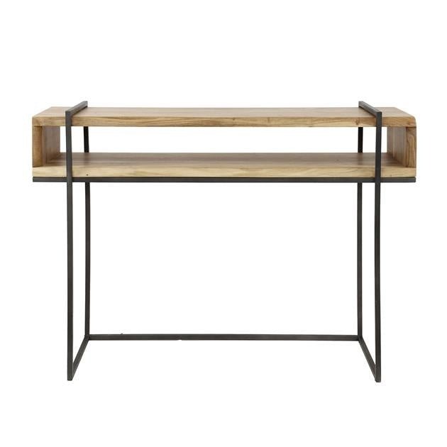 Coiffeuse Jojo DH Intérieur Acacia LxlxH 116x41x28 Bois d'acacia Blanc photo vue de face