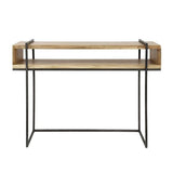 Coiffeuse Jojo DH Intérieur Acacia LxlxH 116x41x28 Bois d'acacia Blanc photo vue de face