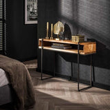 Coiffeuse Jojo DH Intérieur Acacia LxlxH 116x41x28 Bois d'acacia Photo d'ambiance en situation
