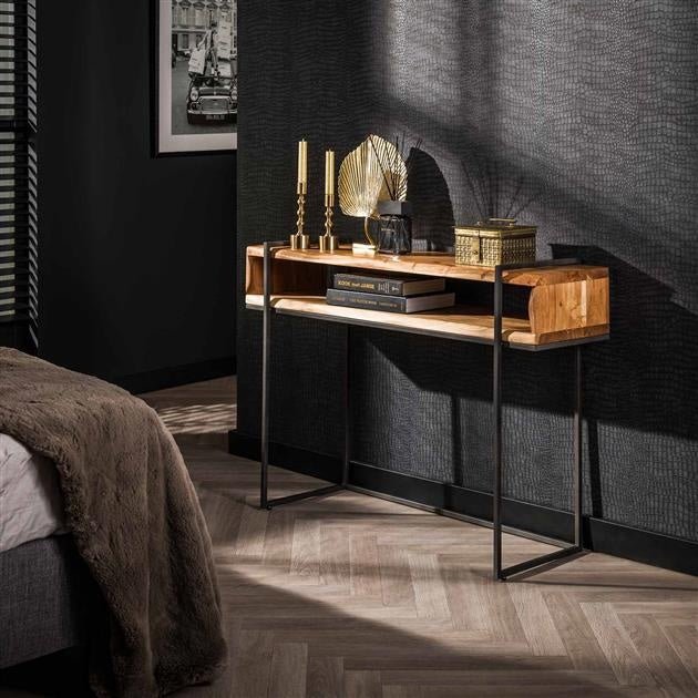 Coiffeuse Jojo DH Intérieur Acacia LxlxH 116x41x28 Bois d'acacia Photo d'ambiance en situation