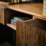 Coiffeuse Maria DH Interior Mango LxlxH 116x47x29 Bois de manguier Détail de la photo d'ambiance