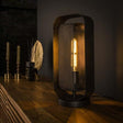 Lampe de table Jeff DH Intérieur Noir LxlxH 48x26x23 Métal Photo d'ambiance vue de face diagonale