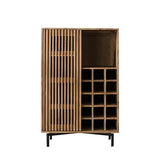 Cave à vin Monja DH Intérieur Acacia LxlxH 130x88x52 Bois d'acacia Blanc photo vue de face
