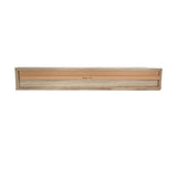 Meuble TV Bernie Chêne Rustique Dimehouse Chêne LxlxH 146x36x31 Mélamine Blanc détail photo